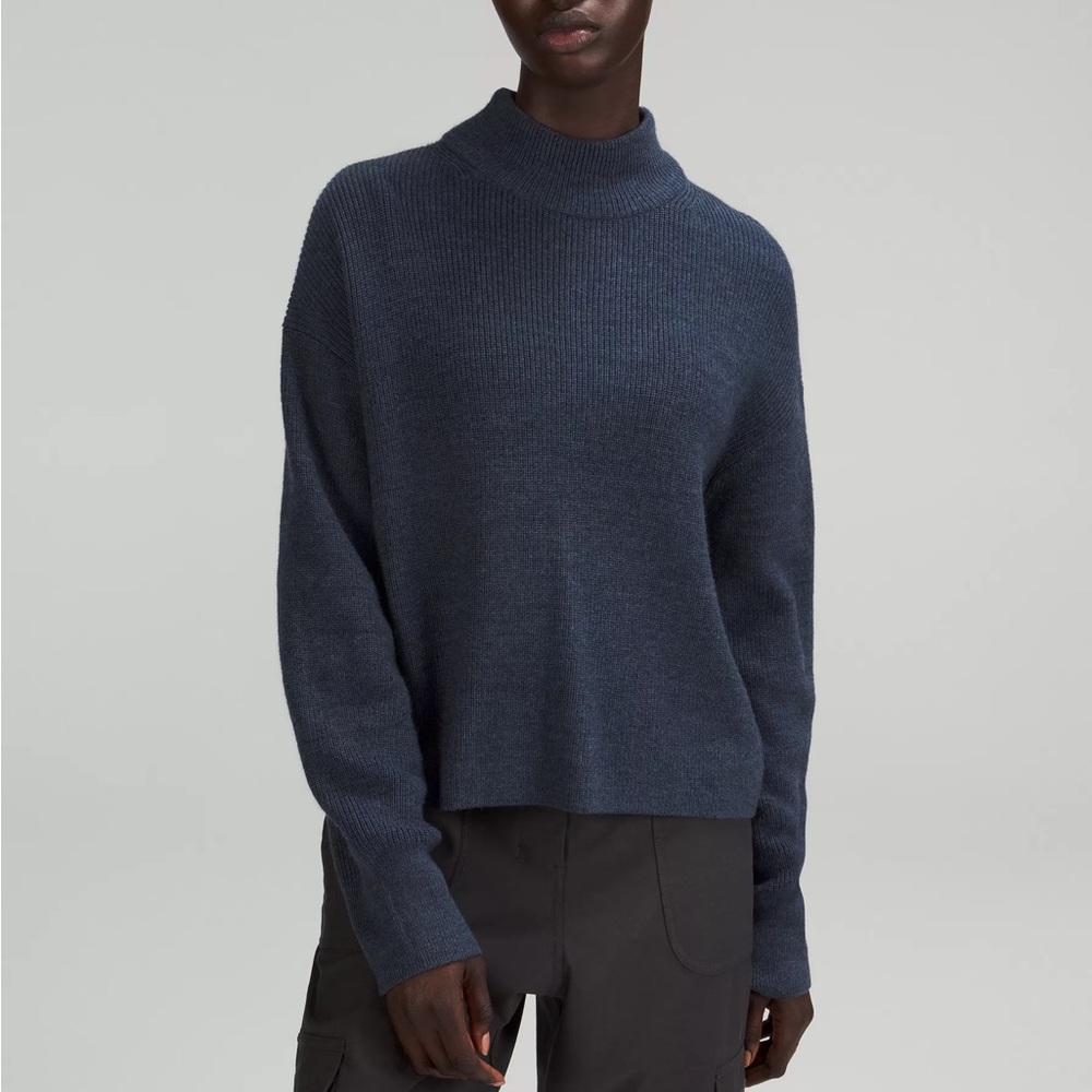 Lululemon Merino Wool Blend Turtleneck.
